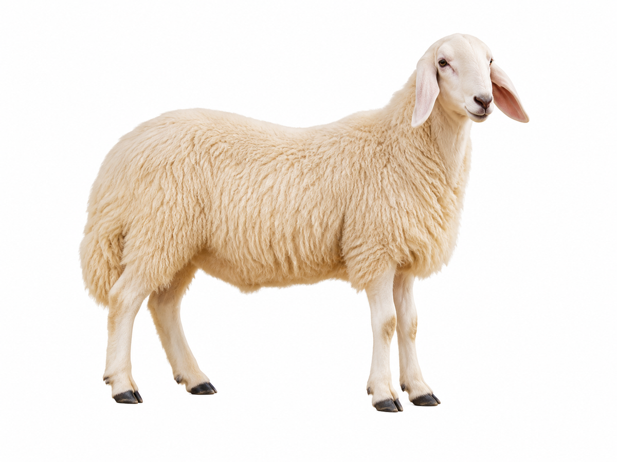 خروف حرّي وسط 🐑